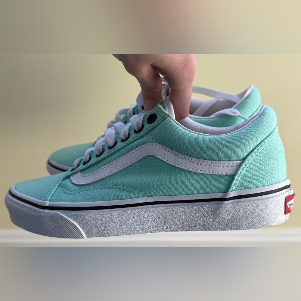 Seafoam Old Skool Vans